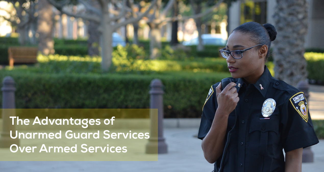 The Advantages of Unarmed Guard Services Over Armed Services